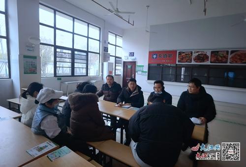 九江金安高级中学开展新学期开学食堂食品安全检查培训工作